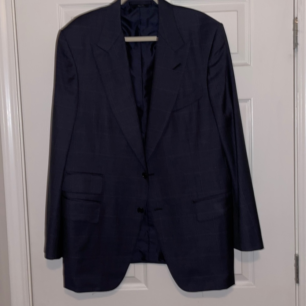 Tom Ford blazer 56L/44L US. Classic style wide peak lapels. Made in italy